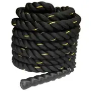 38MM X 12M BATTLING ROPE - BATTLE FITNESS POWER GYM TUG OF WAR EXERCISE