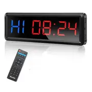 Home Gym Timer LED Workout Clock Countdown Up Ultra Clear Digital Display Fitness Training Interval Exercise Tool