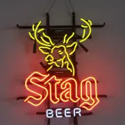15"x19" Buck Stag Beer Custom Neon Sign Bar Wall Light Real Class