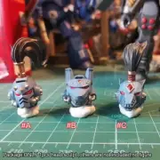 Painted Premium 1/18 Man Head Sculpt Model For 3.75" Joytoy Warhammer 40K Wolves