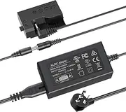 F1TP ACK-E10 AC Power Adapter and LP-E10 DR-E10 Dummy Battery Coupler Kit Replacement for Canon EOS Rebel T3 T5 T6 T7 T100 1100D 1200D 1300D 2000D 4000D Cameras