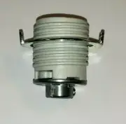 2" PORCELAIN THREADED KEYLESS SOCKET W/ RING LAMP SOCKET E26 MEDIUM BASE 30189J