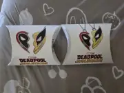 Dave & Busters Deadpool Wolverine Enamel Pin Set + Friendship Bracelet UNOPENED