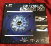 Laptop Cooling Pad W/ Fan Gaming Notebook Cooler LED Fan USB Powered