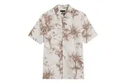 Ted Baker Unisex Adult Belmar Linen Blend Short-Sleeved Shirt (Natural) (S)