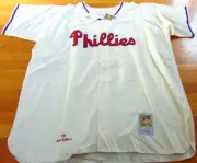 MITCHELL & NESS MLB 1948 PHILADELPHIA PHILLIES RICHIE ASHBURN AUTH JERSEY 64 5XL