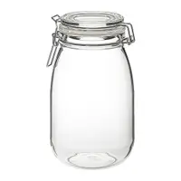 在飛比找IKEA優惠-IKEA 附蓋萬用罐, 透明玻璃, 1.8 公升