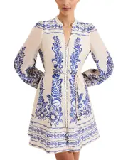 Phase Eight Pia Floral Button Mini Dress