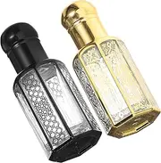 SOESFOUFU 2pcs Bottles for Essential Oils Perfume Refillable Portable and Convenient for Travel Everyday Use Design