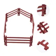 20 Pcs Farm Fence Model Barn Toy Miniature Child Small Fencing Garden