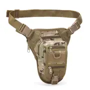 Outdoor Multifunctional Hiking Waist Bag Military Tactical Drop Leg Hunting Tool Pack Motorcycle Sports Holsters Belts & Pouches