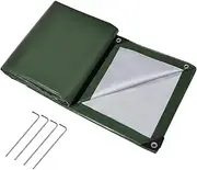 [Generic] Tent Ground Tarpaulin - Insulated Tent Floor Mat | Waterproof Foldable Tents Pad | Reinforced Outdoor Survival Mat, Portable Ground Sheet for Beach, Hiking, and Camp Adventures