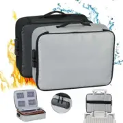 Fireproof Document Money Bag Pouch Cash Currency Fireproof Wallet Bag 14*10.6in