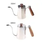 Stainless Steel Coffee Kettle Gooseneck Spout Mouth Tea Pot with Scale