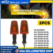 US Front Pair Turn Signal Indicators Winker Set For Yamaha TW200 XT225 XT250