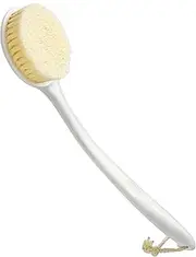 Body Brush Dry Brushing Shower Bath Brush Long Handle Gentle Back Skin Scrubber Exfoliate Massage Improve Blood Circulation Cellulite Treatment