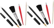 HOODANCOS Art Scratch Painting Pens Set 10pcs Dual Tip Scratch Coloring Stylus Scratchboard Tools for Unique Art Creations
