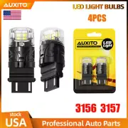 3156 3157 LED Bulb White Reverse Turn Signal Light 6500K Super Bright DRL 4x (for: Smart)