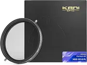 KANI 817594 82mm Variable ND Filter, ZeroSharp Series, ND2-32+PL, Dimming Effect, Up to 5 Stop Dimming Effect, Multi-Purpose Filter, Improved Color Reproducibility, Suppresses X-Shape Concentration,
