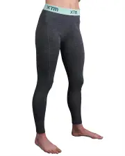 XTM Merino Wool Womens Thermal Pants - Mid Grey Marle - 14