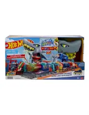 [Hot Wheels] City Ultra Shark Car Wash Playset
