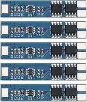 5pcs Lithium Battery Protection Board 18650 BMS PCM Battery Protection Board Battery Overcharging Protection Board for Lithium Ion Battery Packs