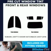 Pre Cut Window Tint For Subaru Justy 5-door Hatchback 2007-2016 - Full Kit