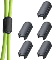 Bicycle Cable Clamps - 5/10 Pcs C-Clips Guide, Holder, and Accessories for Road Bike Brake Derailleur Shift Cables, Black