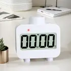 Cube Timer Countdown/Countup Rotating Timer Digital Alarm Clock for Home Kitchen