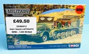 CORGI 1:50 SCALE CC60013 HALF TRACK LUFTWAFFE FLAK GUN ARTILLERY TRACTOR DIECAST