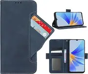 [GoshukunTech] Case for Oppo A78 5G,for Oppo A78 5G Wallet Case[ 5 Card Slots Leather Wallet ] Soft TPU Inner Case Flip Cover Stand Feature for Oppo A78 5G [Not Fit for Oppo A78 4G]-Navy Blue