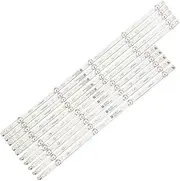 BGBLKLGPPN LED Backlight Strip for LG 55UN70006LA Insignia NS-55DF710NA19 NS-55DF710NA21 LB55135 V0_00 V1 LBM550M0501-PJ-4 PK-4 E4SW5518RKU TV Light Strip