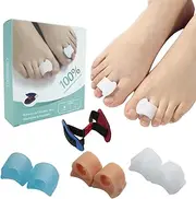 Hammer Toe Straightener Corrector, 7 Pcs Pack Toe Separators for Overlapping Toes, Hammer Toe Straighten Big Toe Alignment, Toe Spacer