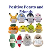 Positive Affirmation Emotional Support Amigurumi Crochet Mini Positive Potato