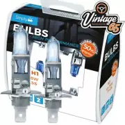 Classic Car 50% Xenon Look Halogen Upgrade Headlight Bulbs Pair H1 55w P14.5S (for: MG)