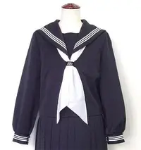 在飛比找Yahoo!奇摩拍賣優惠-【嚴選日本高校水手服代購】富士Yacht 日本製女生深藍長袖