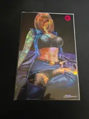 Skyline 5, #GC1 Magma Foil Set, ANDROID 18, Fernando Rocha Cvr's