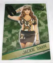 2015 Benchwarmer Signature JACKIE DAWN #22 Boot Camp Green/10 PLAYBOY Cybergirl