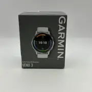 Garmin Venu 3 45mm Whitestone w/ Whitestone Silicone Band (GPS) - New Condition!