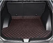 Car Boot Protector for GAC for Trumpchi for Emkoo 2023 2024 2025 Car Trunk Main Mats Protect Cover Car Trunk Mats(Black red-A)