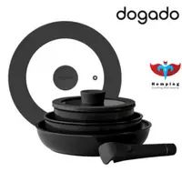 在飛比找蝦皮購物優惠-【dogodo】Dogado有機炊具6件套花崗岩灰（18cm