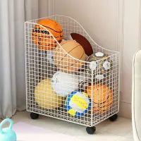 在飛比找樂天市場購物網優惠-【滿388出貨】籃球收納架落地置物架家用客廳玩具可移動運動器