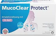 PARI Protect Isotonic Saline Inhalation Solution for Infants, Children and Adults - 60 Ampoules of 2.5 ml Inhalation Solution - 1.3% Ectoin, Sea Salt, Water - Sterile, No Preservatives