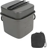 Outdoor Camping Pot - Camping Pot Aluminum Outdoor Non-stick Camping Cookware | Lightweight Multifunctional Camping Cookware Set for Hiking and Cycling Outdoor Camping Pot, Camping Cookware | Camping