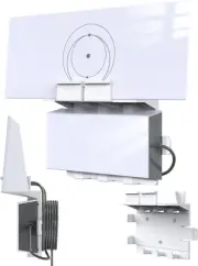 For Starlink Gen 3 Wall Mount，3 in 1 for Starlink Router Mount with Standard Pow