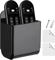 Acrylic Remote Control Organiser - Wall, TV Remote Keeper, Multi Slot Holder for Pens, Controllers, AC Remotes, Stationery Holders for Living Room, Bedroom, Classroom