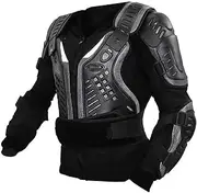 NOALED Motorcycle, Safety Protection, Spine Protection, Motorcycle Safety Jacket with Back Protector with Neck Brace