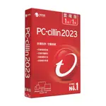 趨勢 PC-CILLIN 2023 雲端版 防毒 軟體 1年隨機版 AI 智能防毒 TREND MICRO