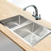 835x505mm Handmade 1.5mm Stainless Steel Undermount / Topmount Kitchen Sink