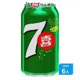 在飛比找遠傳friDay購物優惠-七喜汽水330ml x6入